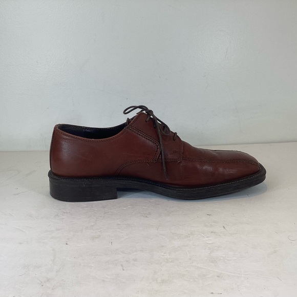 UNLISTED BY KENNETH COLE BROWN LEATHER APRON TOE OXFORD EUC SZ 11 - Picture 4 of 10